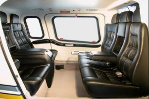 Agusta 109 Charter Hire Helicopter Interior