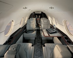 Hawker 400XP Private Jet Interior