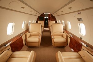 Challenger 300 Private Jet Interior