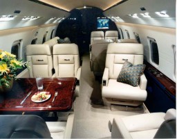 Challenger 604 Private Jet Interior