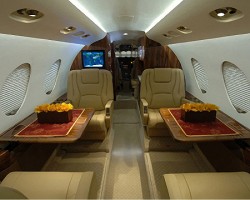 Falcon 50 Corporate Jet Interior