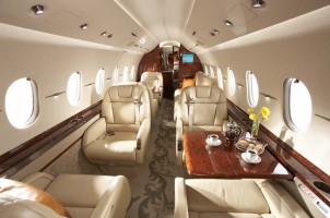 Hawker 4000 Private Jet Interior